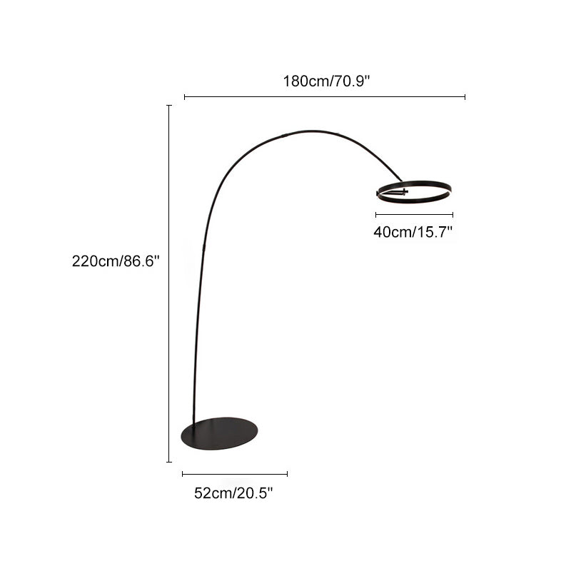 WOMO Circular Arc Floor Lamp-WM7006