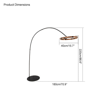 WOMO Circular Arc Floor Lamp-WM7006