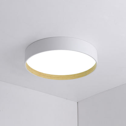 WOMO Oak Grain Round Ceiling Light-WM1017