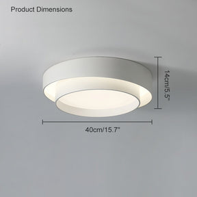 WOMO Asymmetrical Round Flush Mount Ceiling Light-WM1022