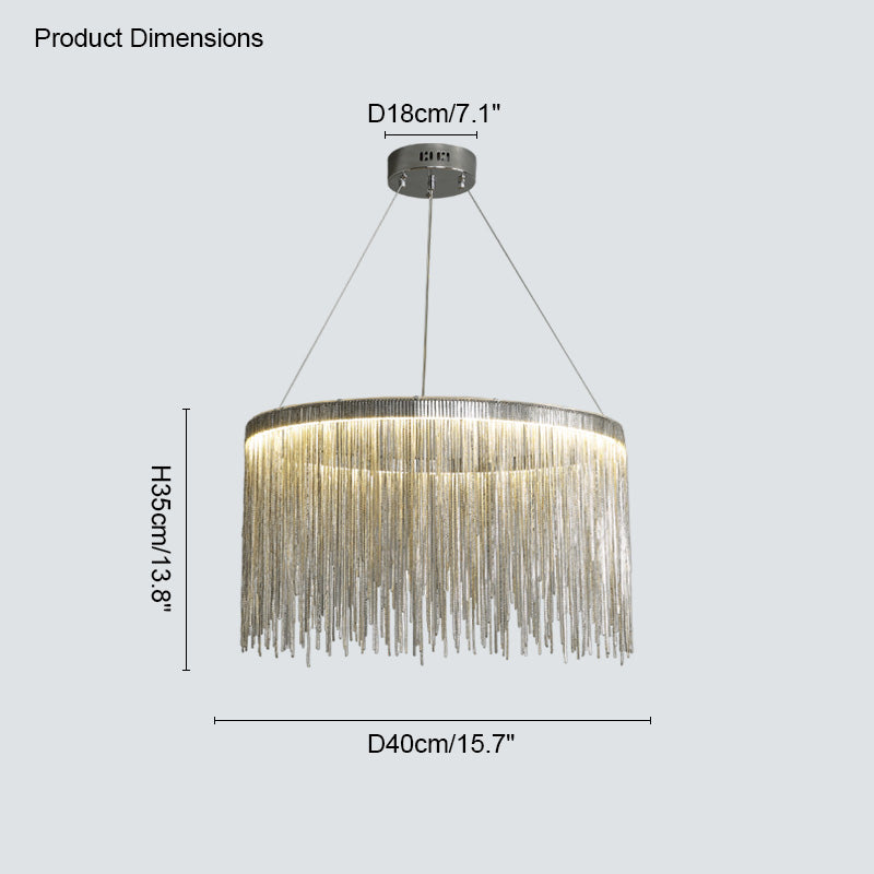 WOMO Tassel Round/Linear Chandelier-WM2062