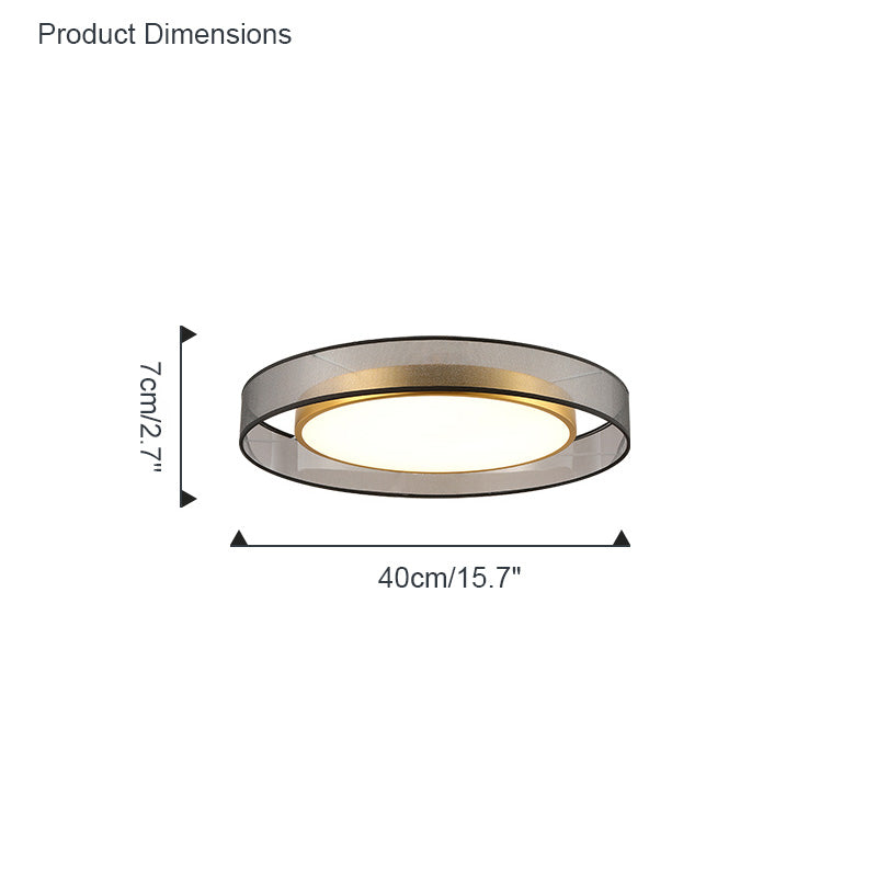 WOMO Fabric Round Ceiling Light-WM1033