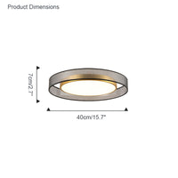 WOMO Fabric Round Ceiling Light-WM1033