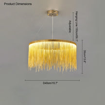 WOMO Tassel Round/Linear Chandelier-WM2062