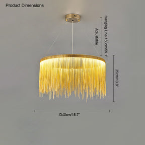 WOMO Tassel Round/Linear Chandelier-WM2062