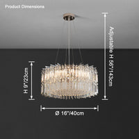 WOMO Round Crystal Chandelier-WM2626