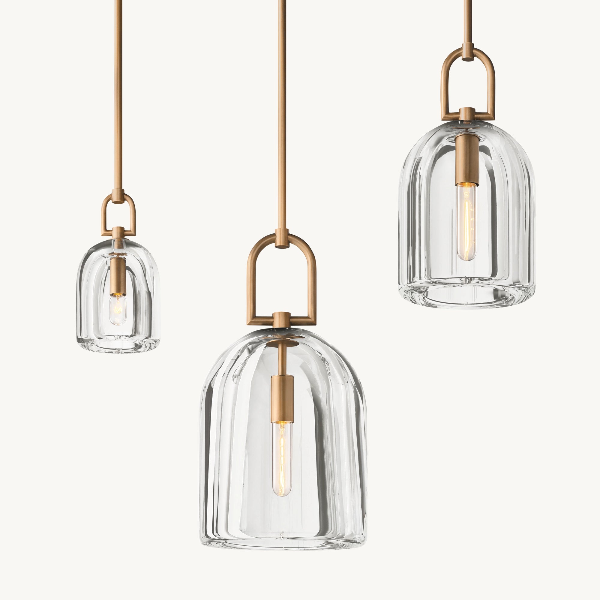 WOMO Cloche Crystal Pendant Light - Botanist