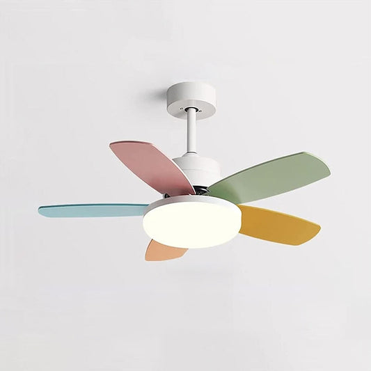 WOMO 5 Blade Scandi Ceiling Fan Lamp-WM5089