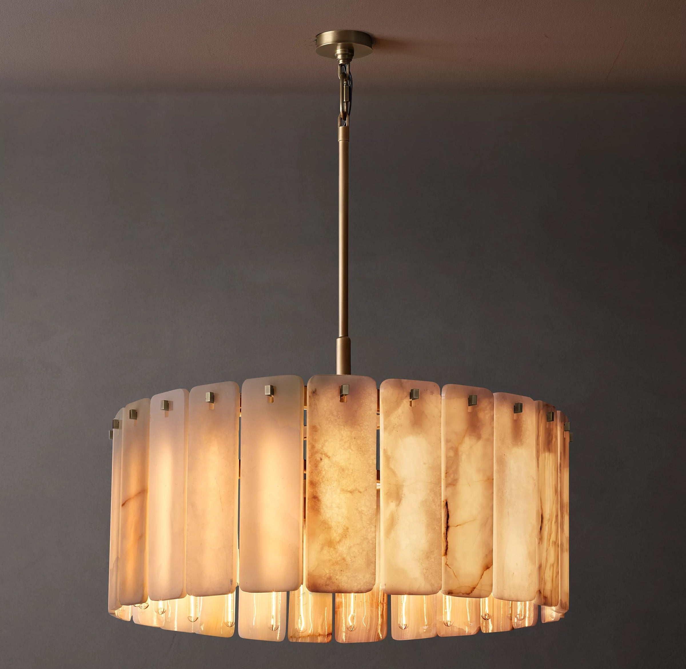 WOMO Alabaster Round Chandelier - Calamette
