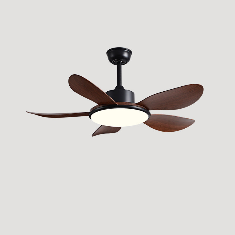 WOMO 5 Wood Blade Ceiling Fan Lamp-WM5003