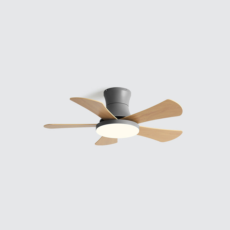 WOMO 42"/52" Low Profile Ceiling Fan with Dimmable Light-WM5014
