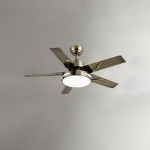 WOMO 42"/52" Modern Metal Ceiling Fan with Dimmable Light-WM5019