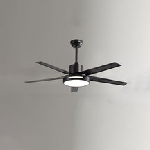 WOMO 42"/52" Modern Metal Ceiling Fan with Dimmable Light-WM5019