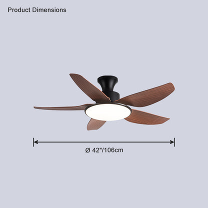 WOMO 42" Low Profile Ceiling Fan Lamp-WM5020