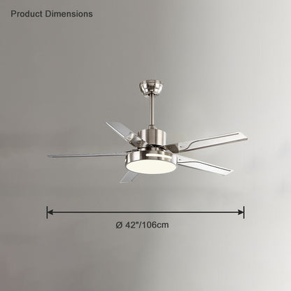 WOMO Industrial Metal Ceiling Fan Lamp-WM5019