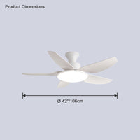 WOMO 42 Low Profile Ceiling Fan Lamp-WM5020