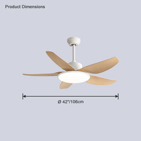 WOMO 42" Low Profile Ceiling Fan Lamp-WM5020