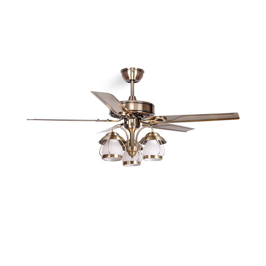 WOMO 52" Vintage Ceiling Fan Chandelier-WM5031