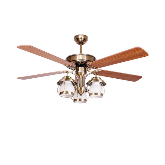 WOMO 52" Vintage Ceiling Fan Chandelier-WM5031