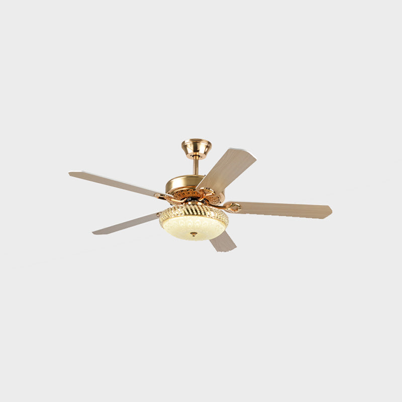 WOMO 52" Reversible Slimline Ceiling Fan with Dimmable Light-WM5030