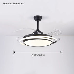 WOMO 42" Hugger Ceiling Fan Lamp-WM5027