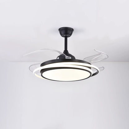 WOMO 42" Retractable Ceiling Fan Chandelier-WM5027