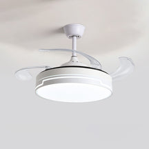 WOMO 42" Remote minimalist Hugger Ceiling Fan with Dimmable Light-WM5029