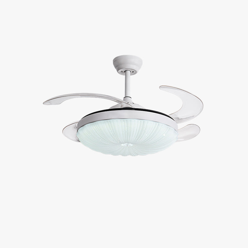 WOMO Bright Retractable Ceiling Fan Lamp-WM5037