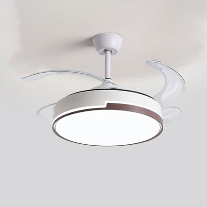 WOMO Modern Retractable Ceiling Fan Lamp-WM5029