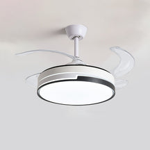 WOMO 42" Remote minimalist Hugger Ceiling Fan with Dimmable Light-WM5029