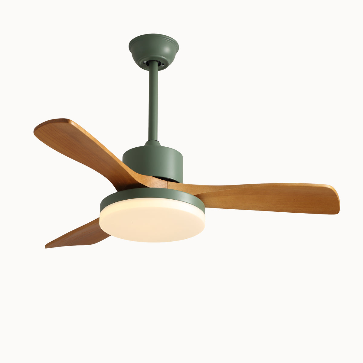 WOMO Scandi Reversible Ceiling Fan With Dimmable Light By Remote-WM5002