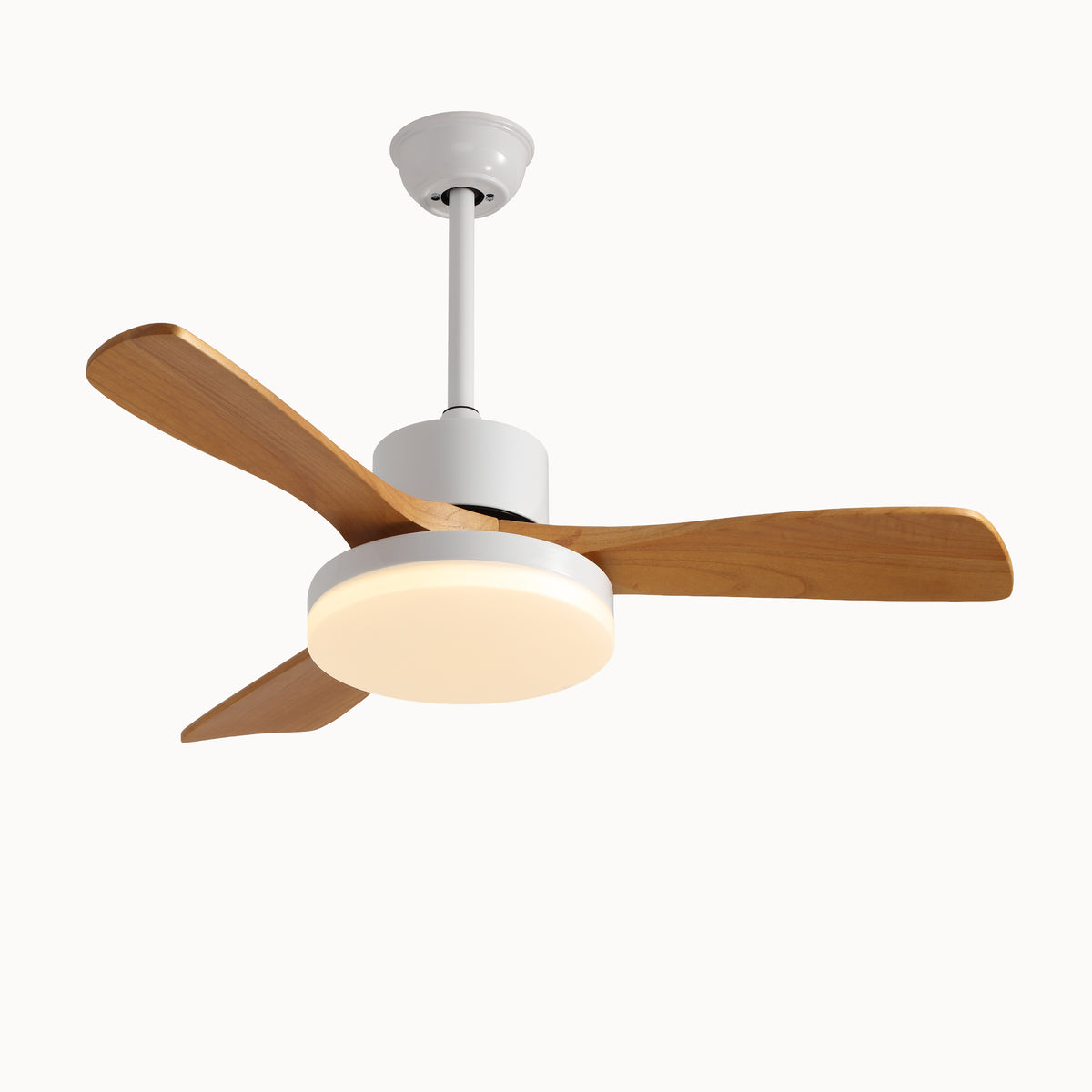 WOMO Scandi Reversible Ceiling Fan With Dimmable Light By Remote-WM5002