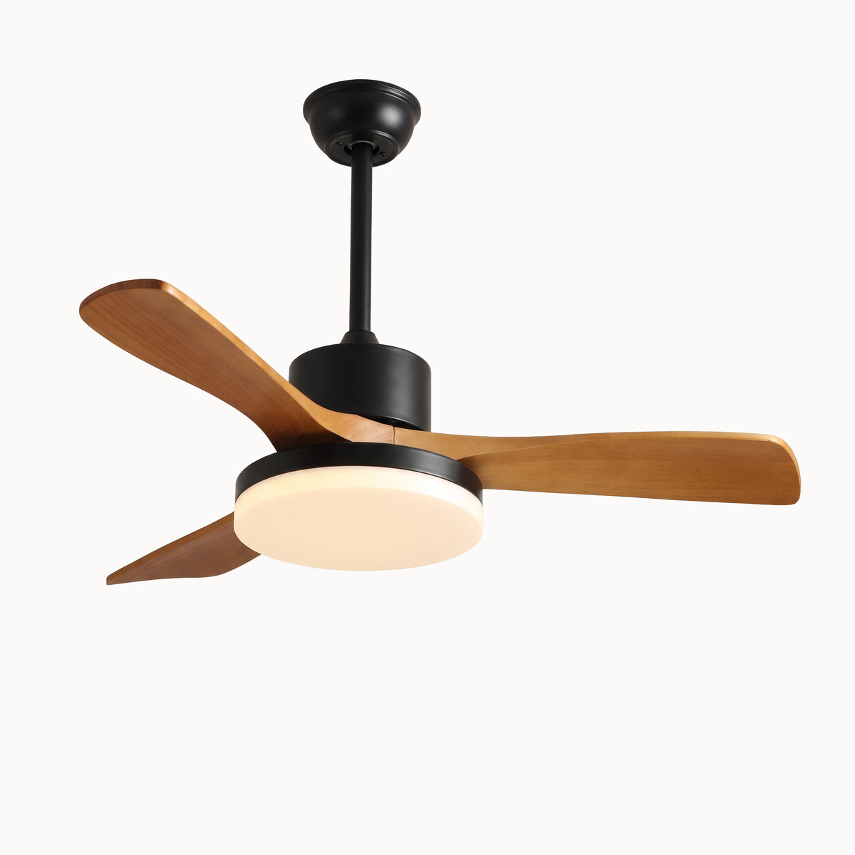 WOMO Scandi Reversible Ceiling Fan With Dimmable Light By Remote-WM5002