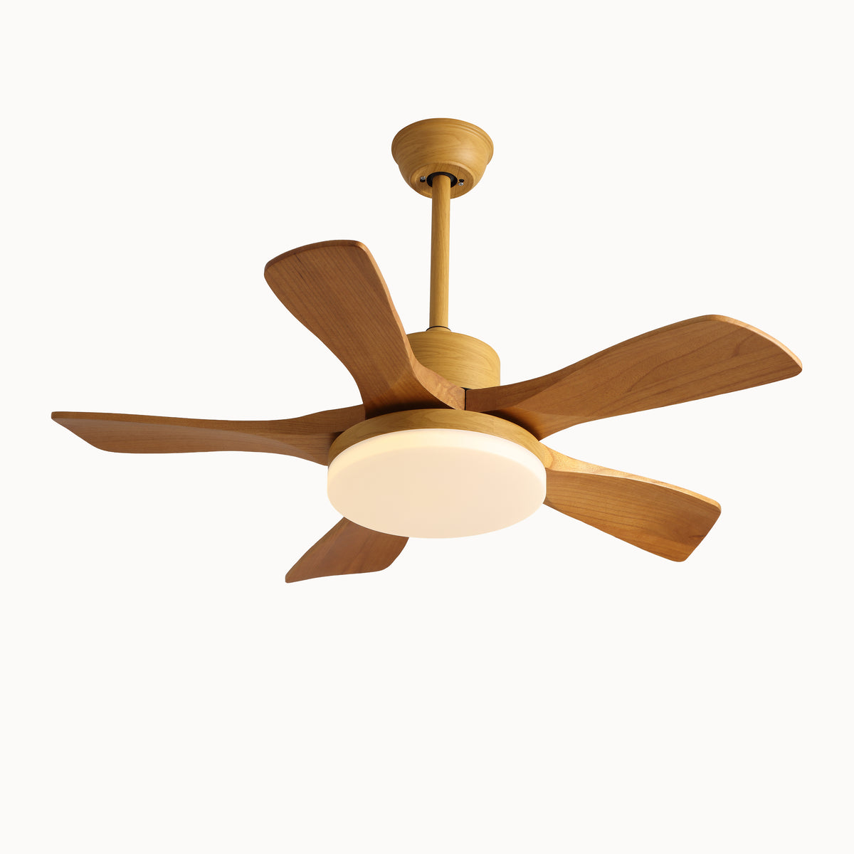 WOMO Scandi Reversible Ceiling Fan With Dimmable Light By Remote-WM5002
