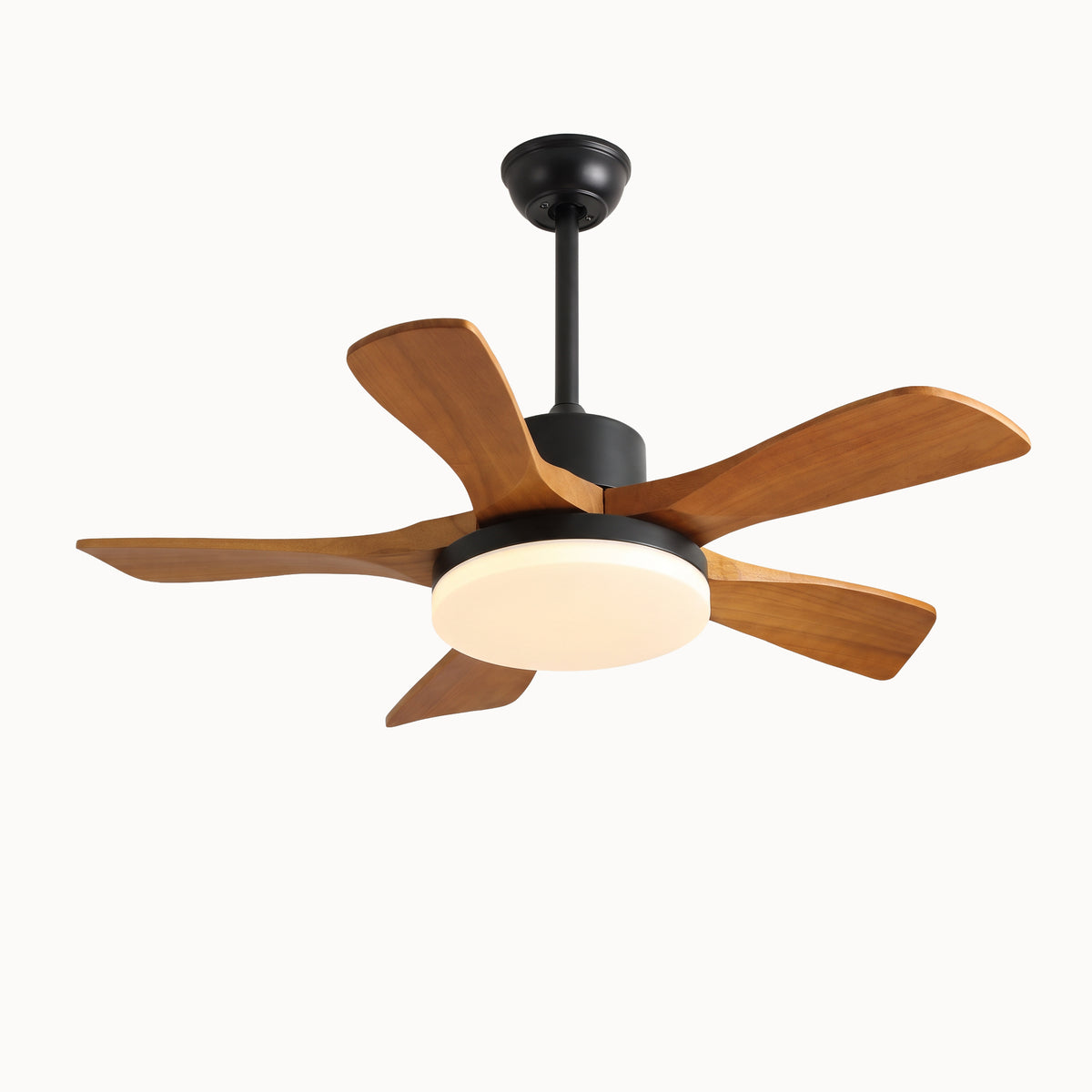 WOMO Scandi Reversible Ceiling Fan With Dimmable Light By Remote-WM5002