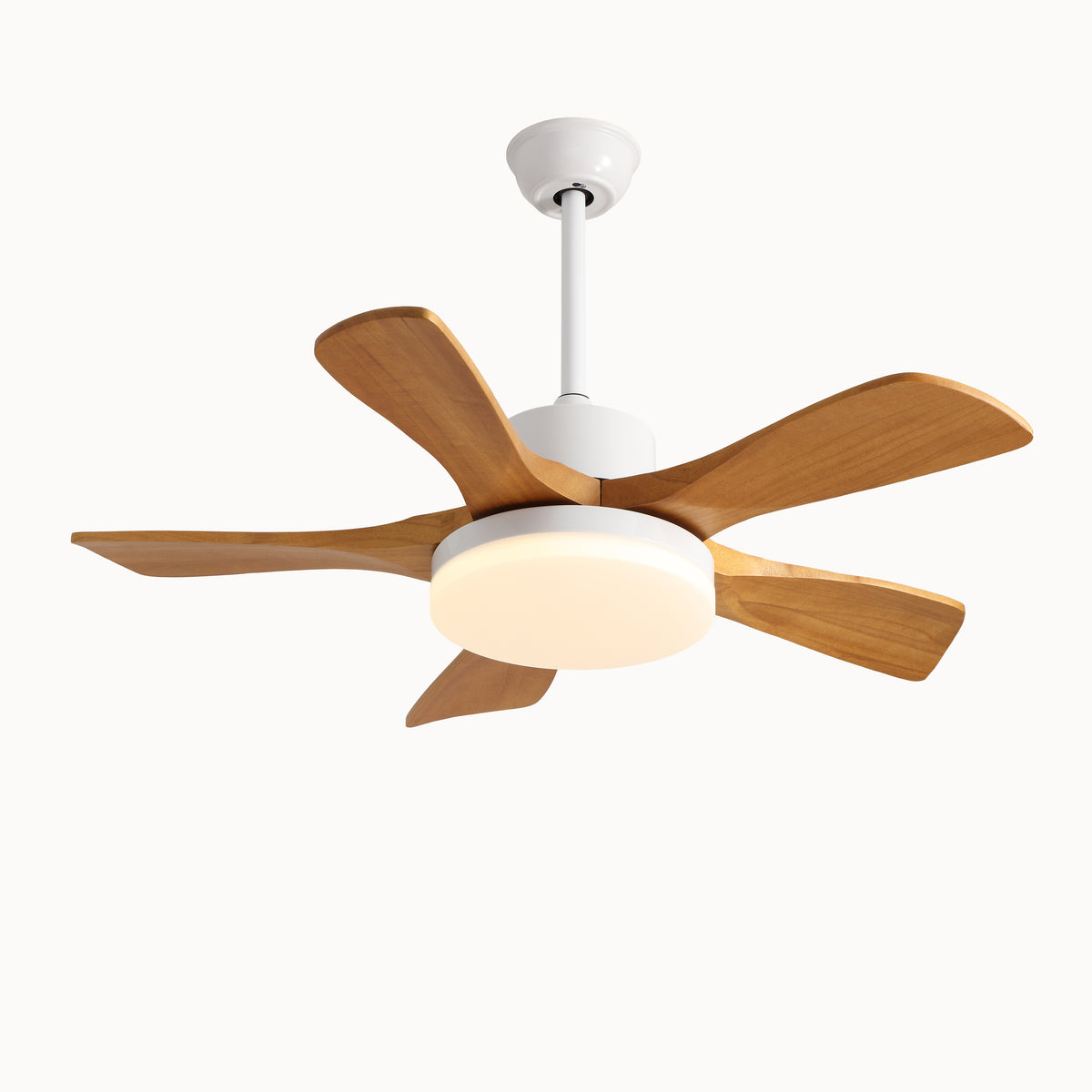 WOMO Scandi Reversible Ceiling Fan With Dimmable Light By Remote-WM5002