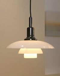 WOMO Danish Designer Milk Glass Pendant Lamp-WM2116
