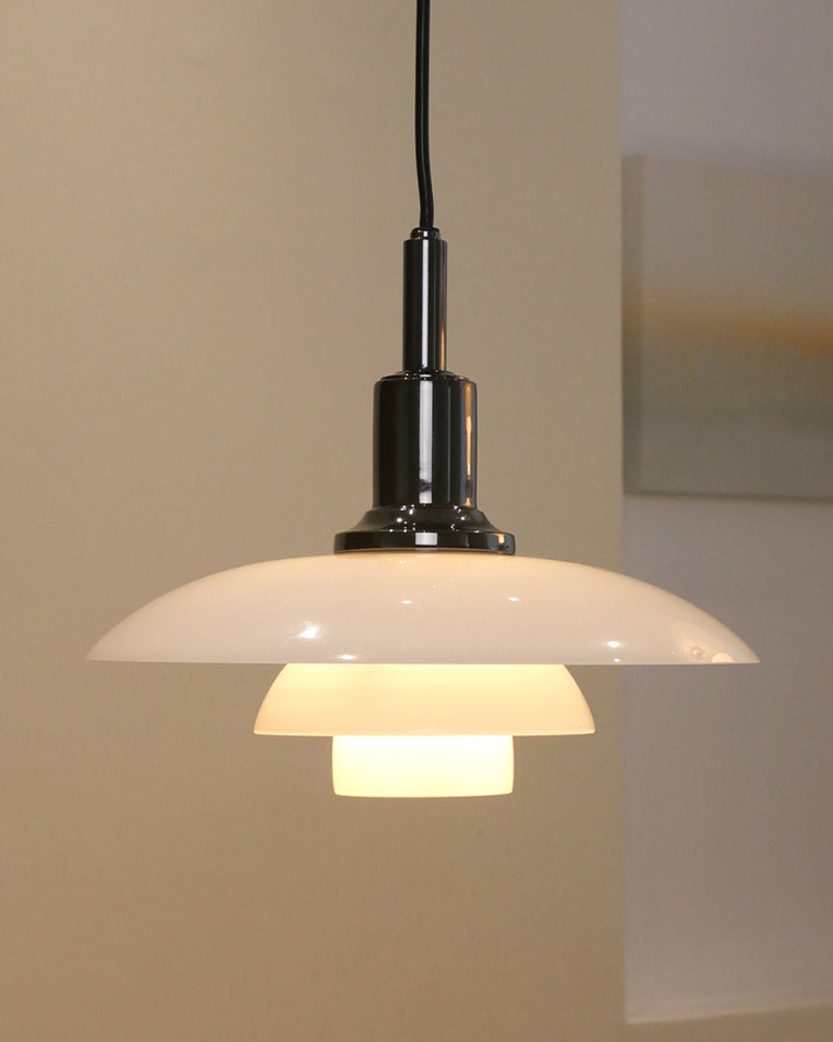 WOMO Danish Designer Milk Glass Pendant Lamp-WM2116