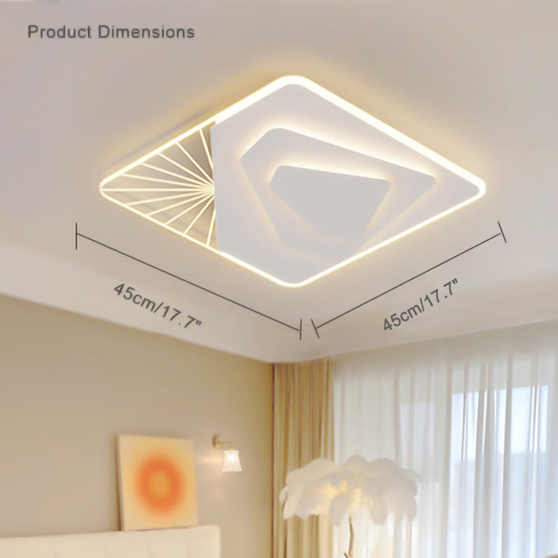 WOMO Flat Geometric Ceiling Light-WM1040