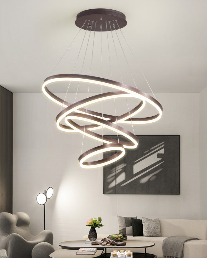 WOMO Tiered Ring Chandelier-WM2159