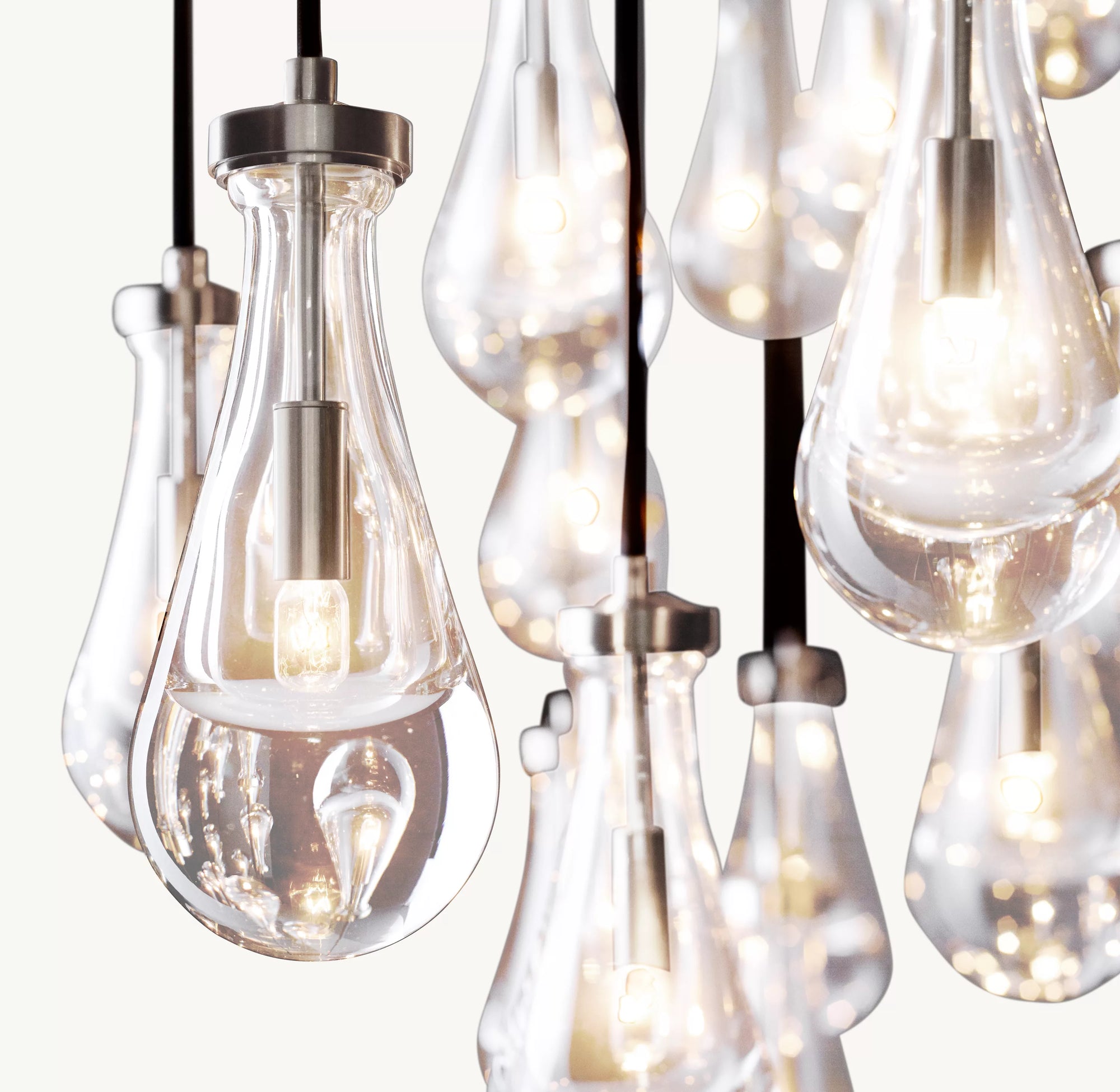 WOMO Raindrop Linear Chandelier – Ava