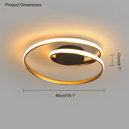 WOMO Swirl LED Ceiling Light-WM1030