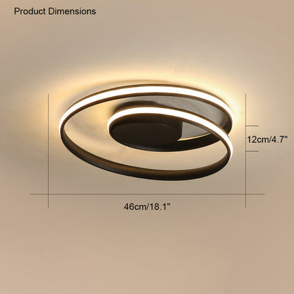 WOMO Swirl LED Ceiling Light-WM1030