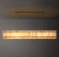 WOMO Alabaster Rectangular Chandelier - San Marco