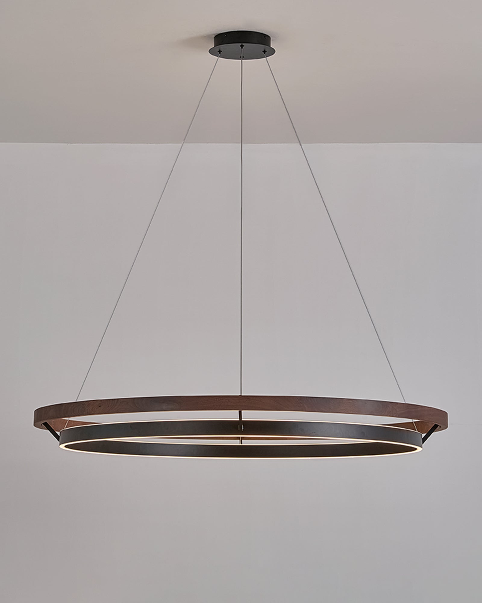 WOMO Circular Wood Led Chandelier-WM2492
