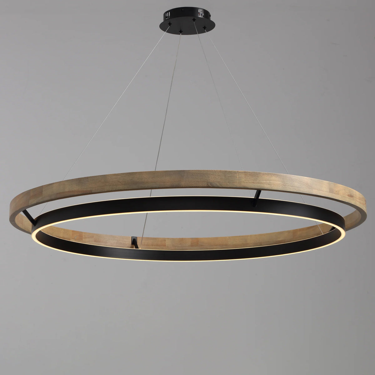 WOMO Circular Led Wood Chandelier-WM2492