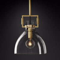 WOMO Dome Glass Pendant Light - Machinist