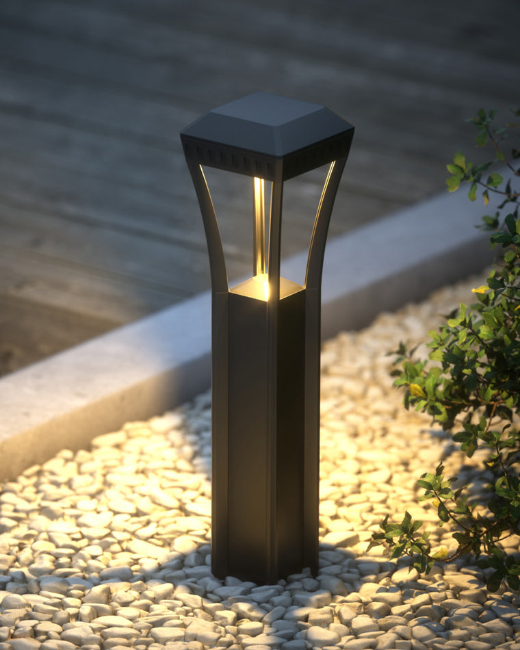 WOMO Hardwired Bollard Light-WM9053