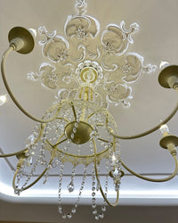 WOMO French Candelabra Crystal Chandelier-WM2398
