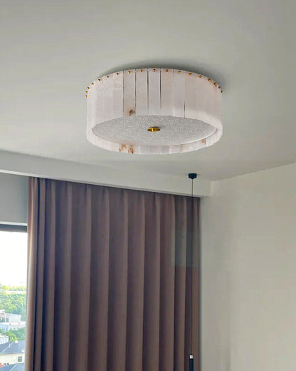 WOMO Drum Alabaster Ceiling Light-WM1139